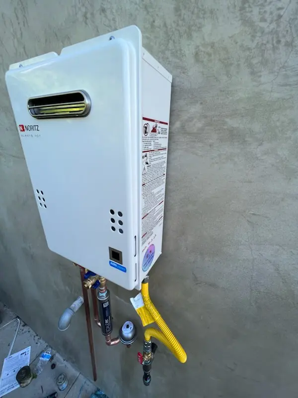Tankless water heater installation for Birch Valley homes